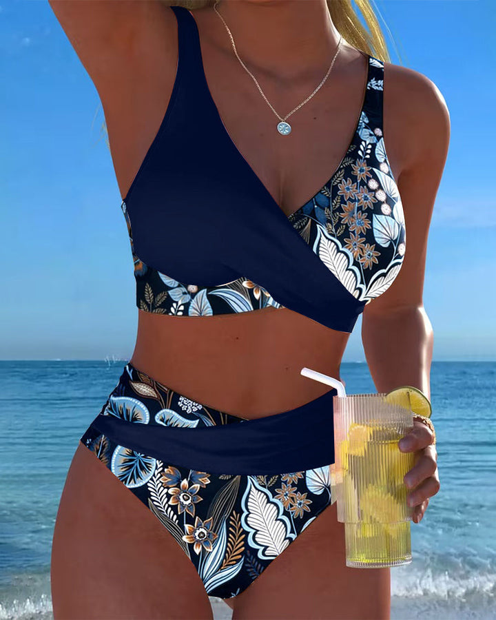 Fiorella | Women's Floral V-Neck Bikini
