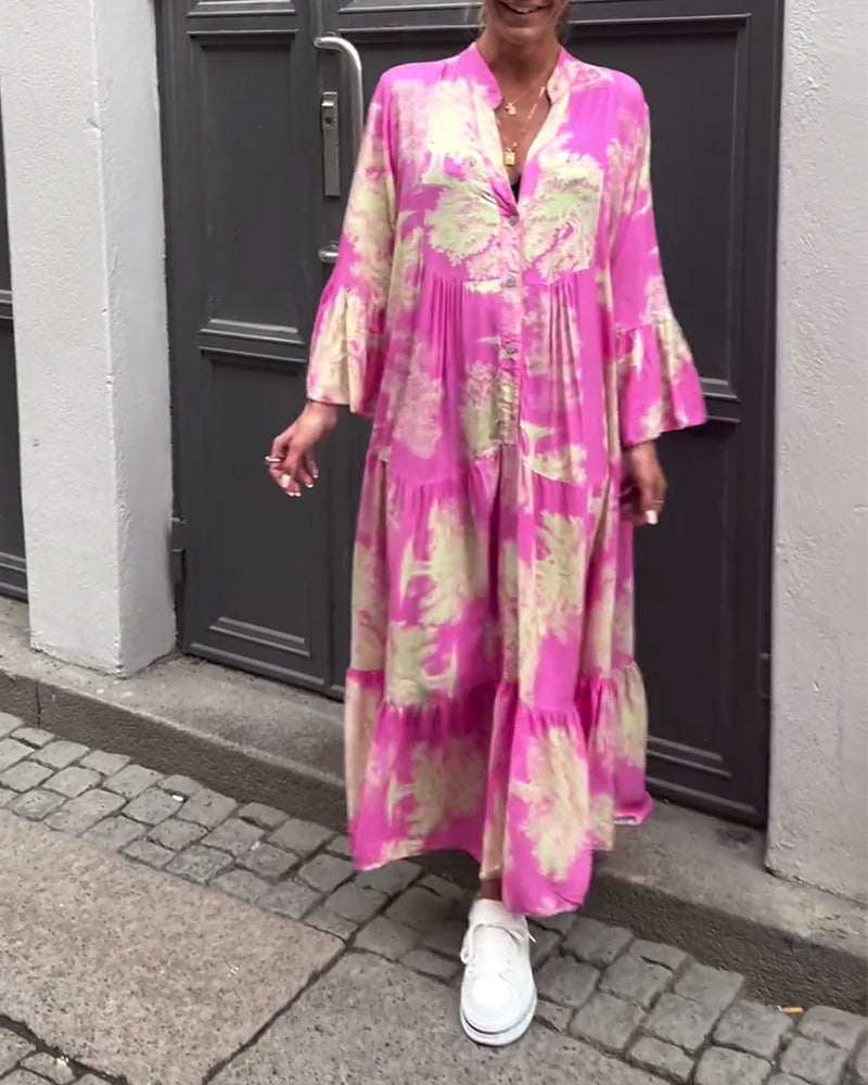Diana™ - Comfortable Patchwork Maxi Dress