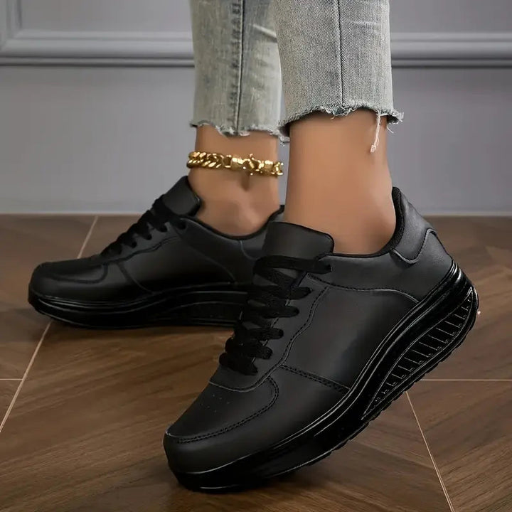 Breathable Platform Sneakers for Women's Fashion