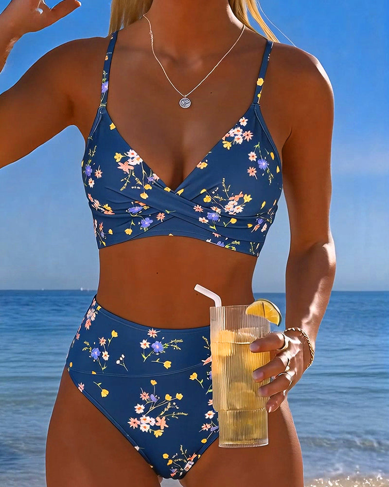 Giada | Women's Floral Bikini with Wireless Bra
