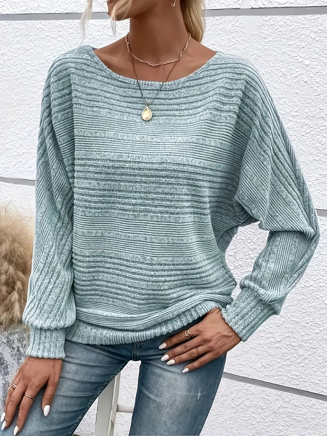 Sabine™ - Cozy Batwing Sleeve Sweater