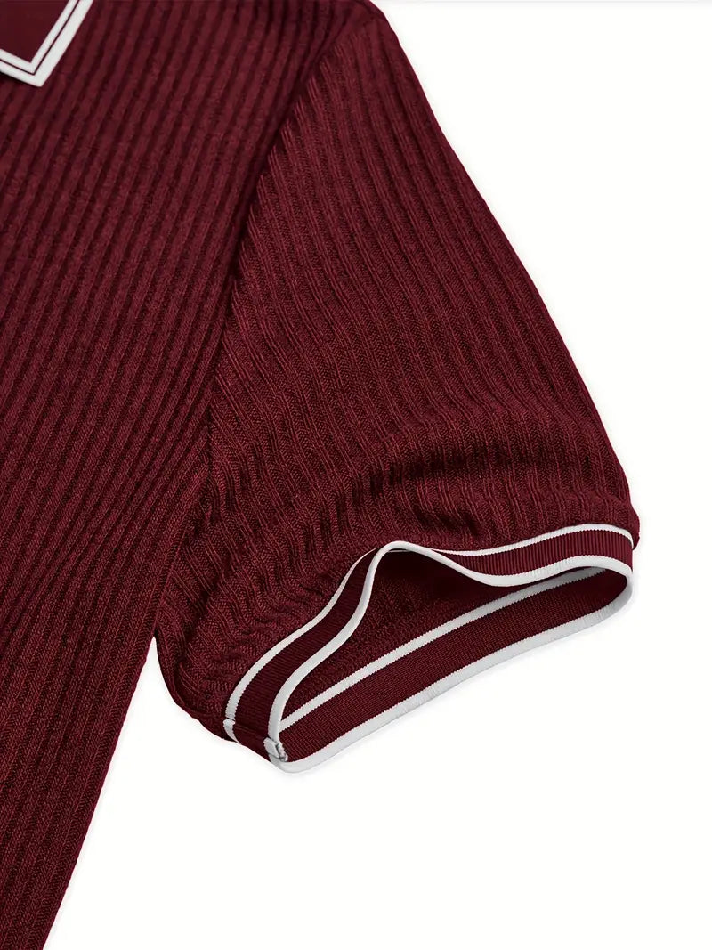 Emilio™ - Men's Tailored Ribbed Polo