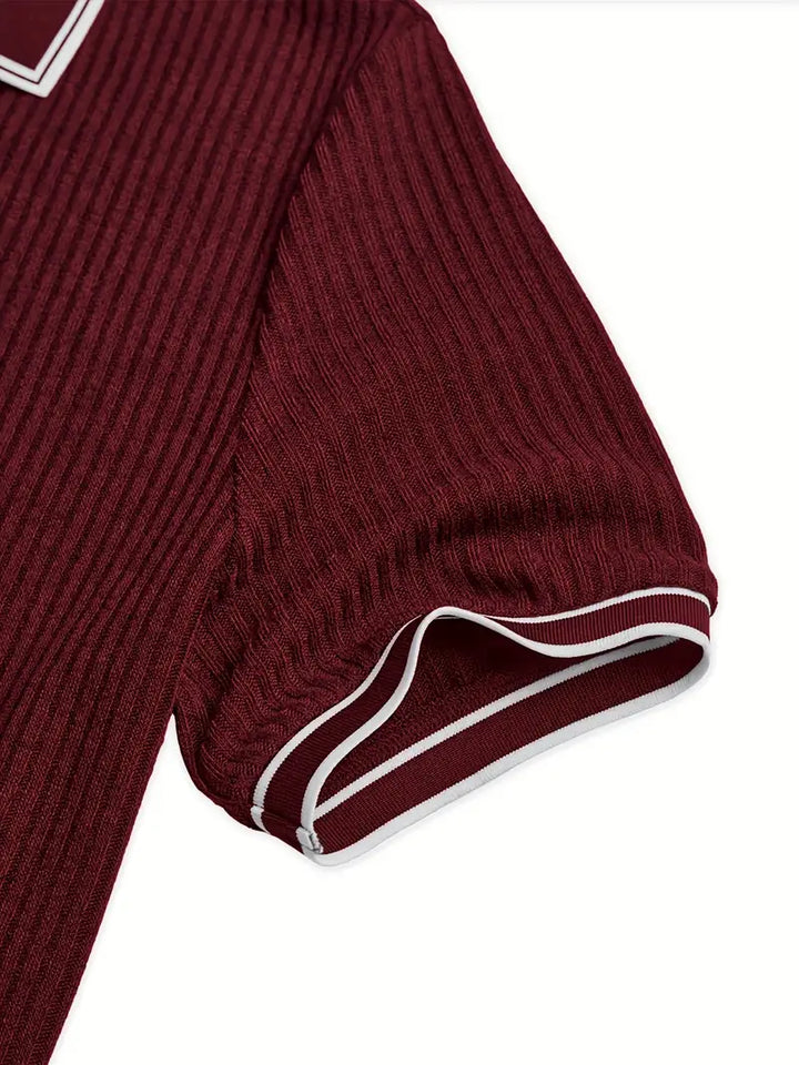 Emilio™ - Men's Tailored Ribbed Polo