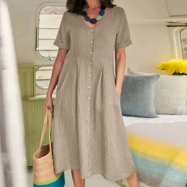Briar - Effortless Button Dress