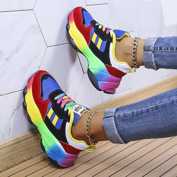 Isolina - Orthopedic Rainbow Shoes