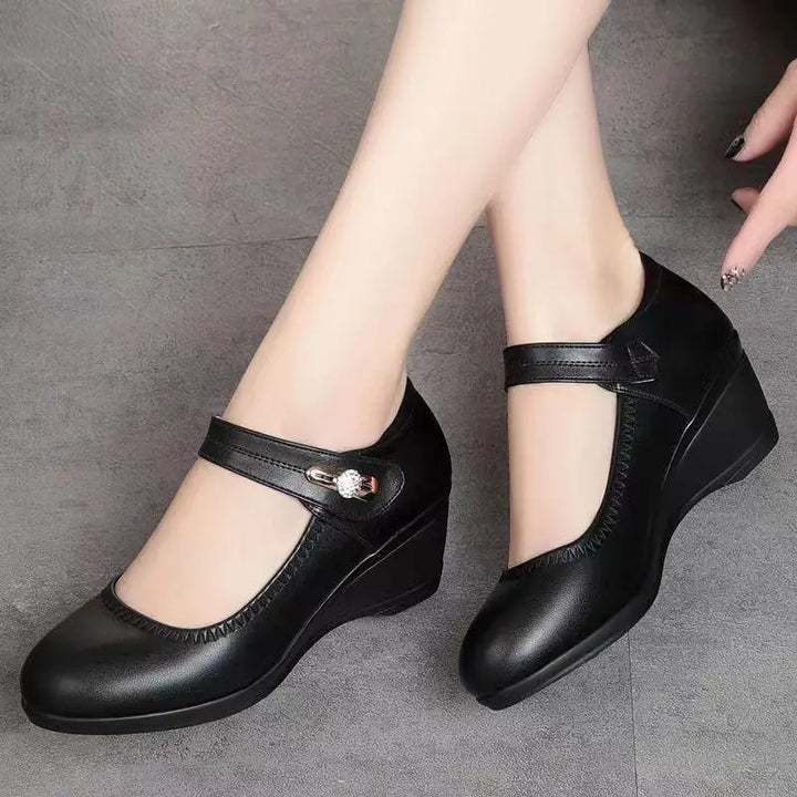 Lydia | Damen Wedge Mary Jane Schuhe