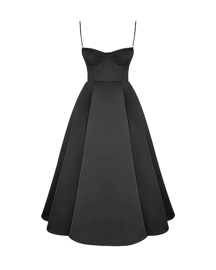Ophira™ - Elegant Corset Midi Dress