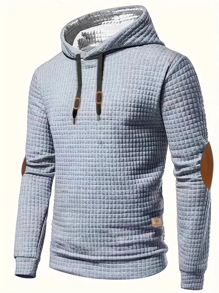 Emanuele - Men's Waffle Casual Hoodies