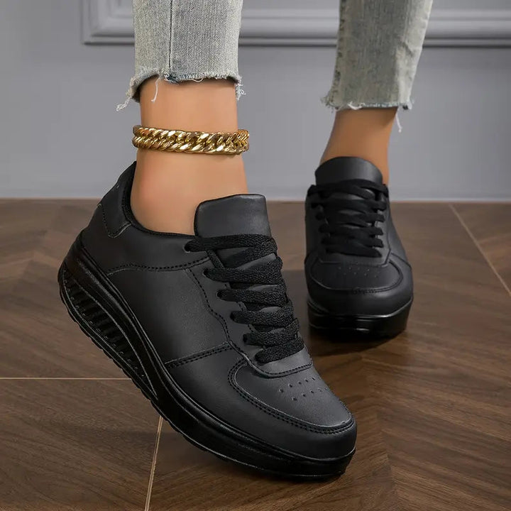 Breathable Platform Sneakers for Women's Fashion