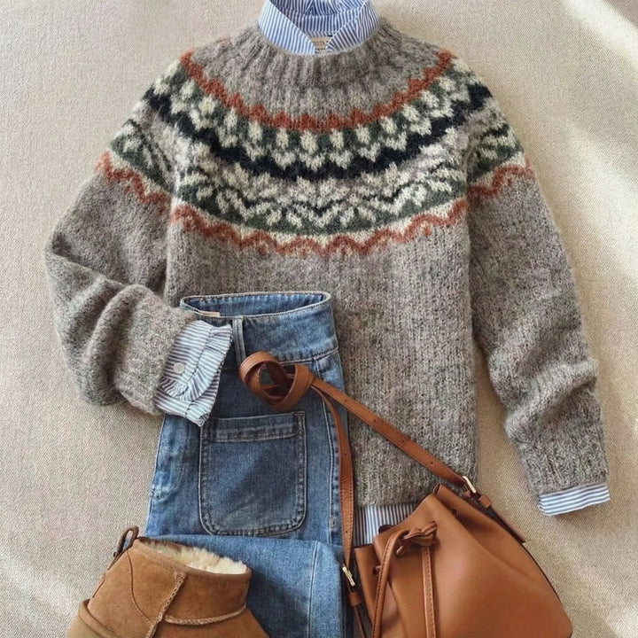 Eleanor | Classic Nordic Heritage Knit Sweater