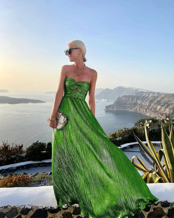 Ane | Women's Cutout Strapless Maxi Dress