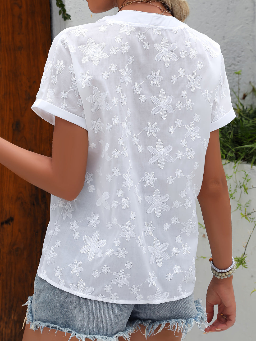 Dafne™ - Summer Flowers Relaxed Blouse