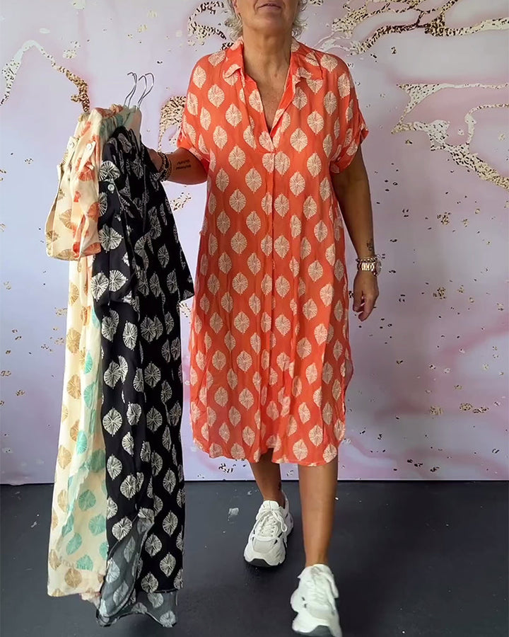 Dinie | Loose-fitting spring dress