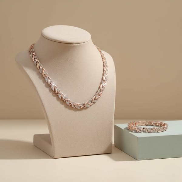 Isla - Fishtail Set with Rhinestone Accents