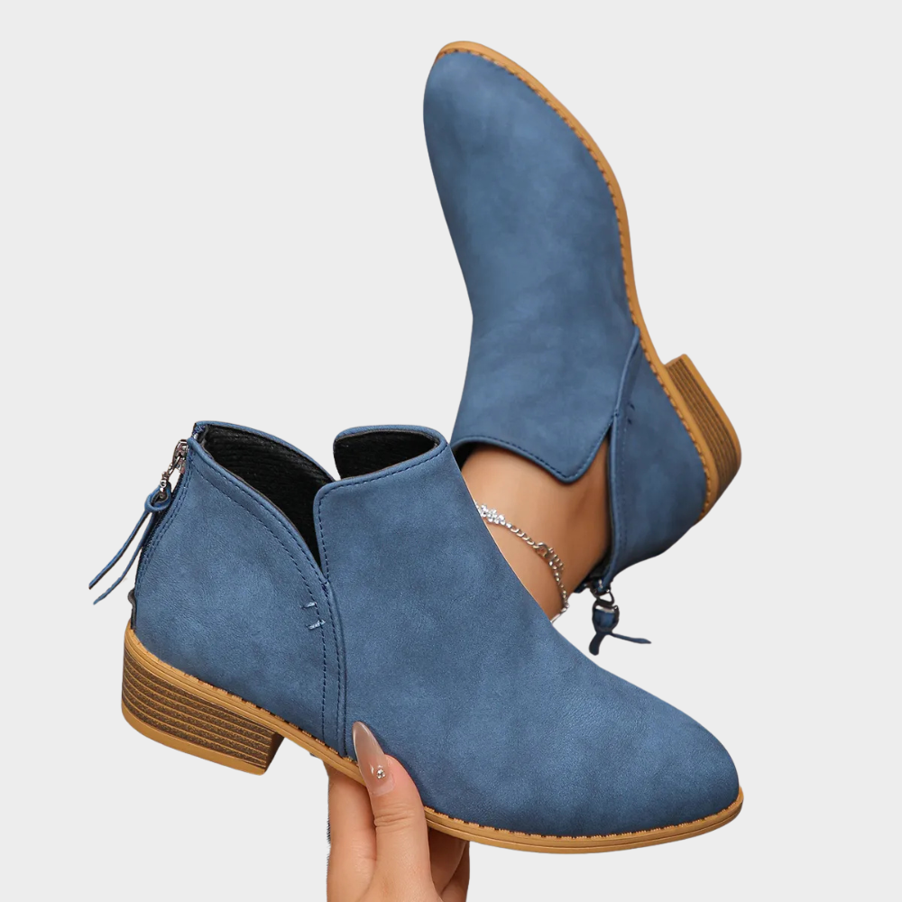 Oakley | Low-Heel Ankle Boots