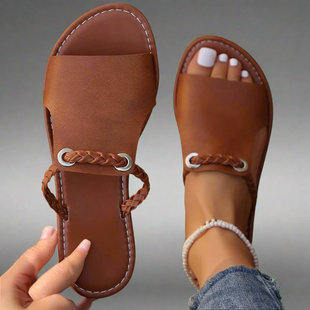 Katelina | Flat sandals made of premium material