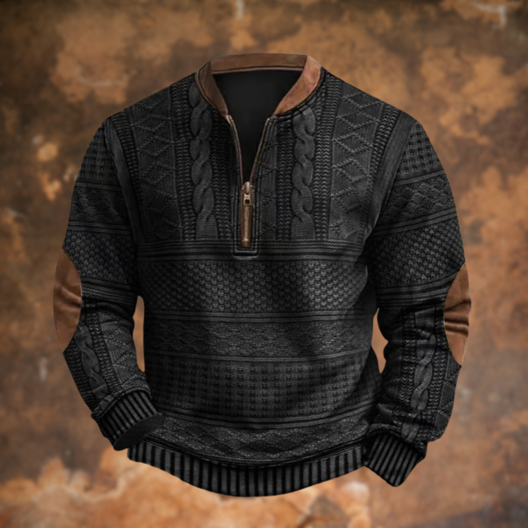Ford™ - Textured Half-Zip Pullover