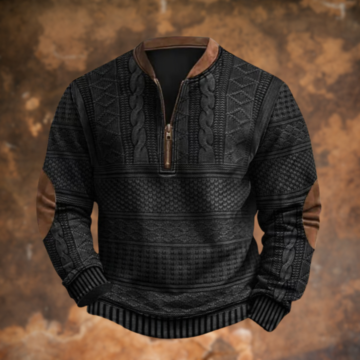 Ford™ - Textured Half-Zip Pullover