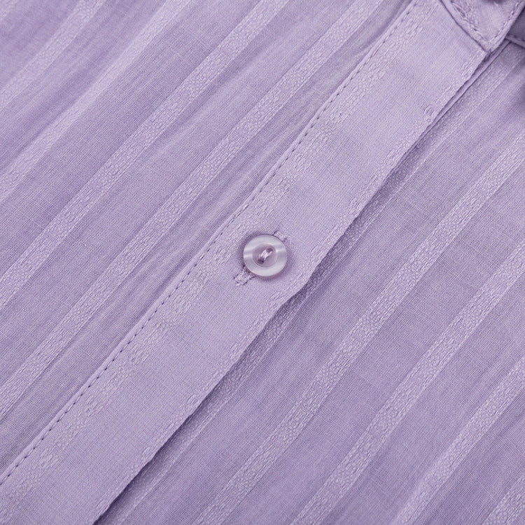 Yselia - Airy Button-Up and Shorts Set