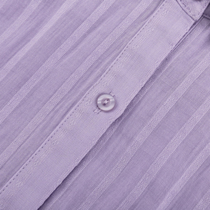 Yselia - Airy Button-Up and Shorts Set