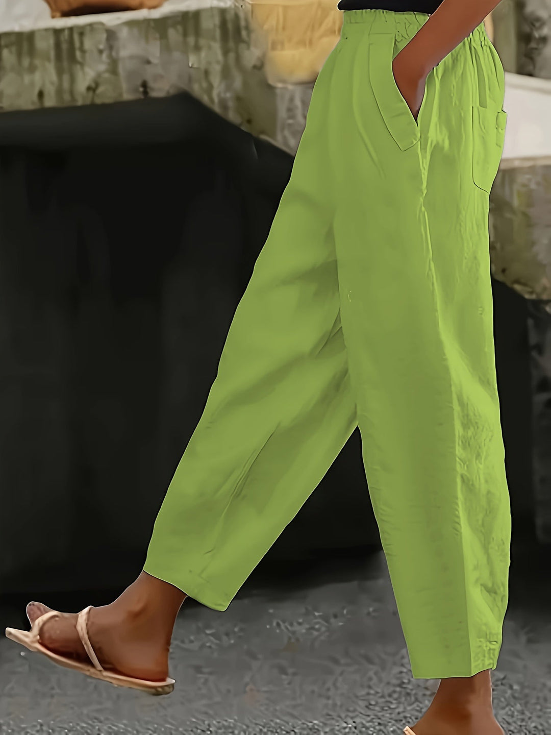 Rachel™ - Comfortable Capris with Elastic Waistband