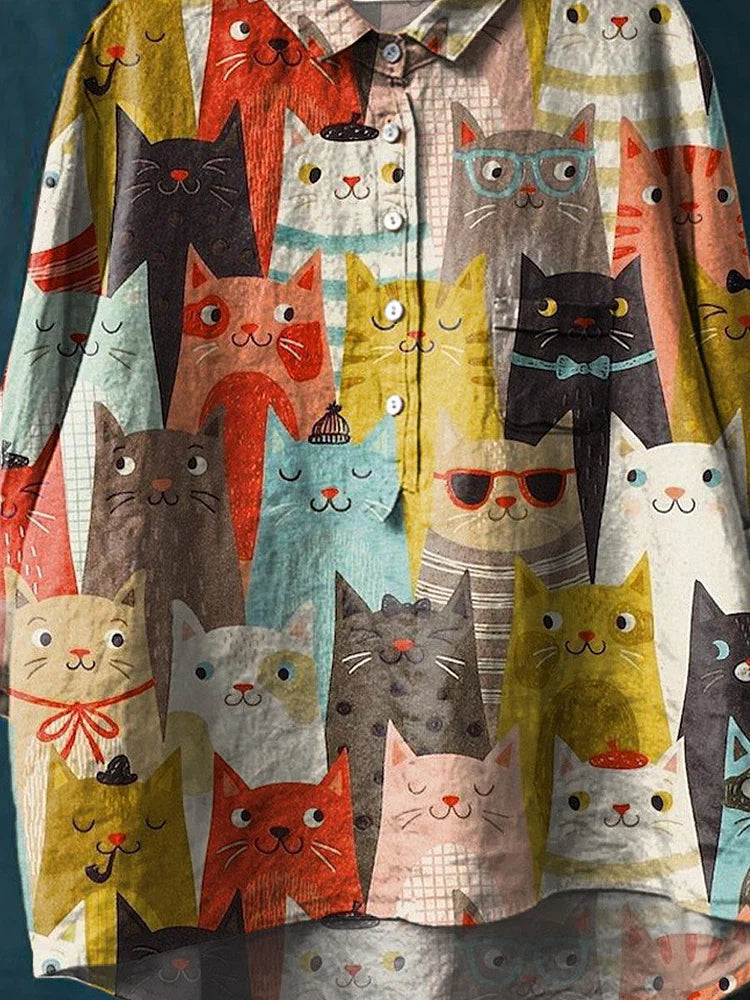 Sheila™ - Cat Art T-Shirt