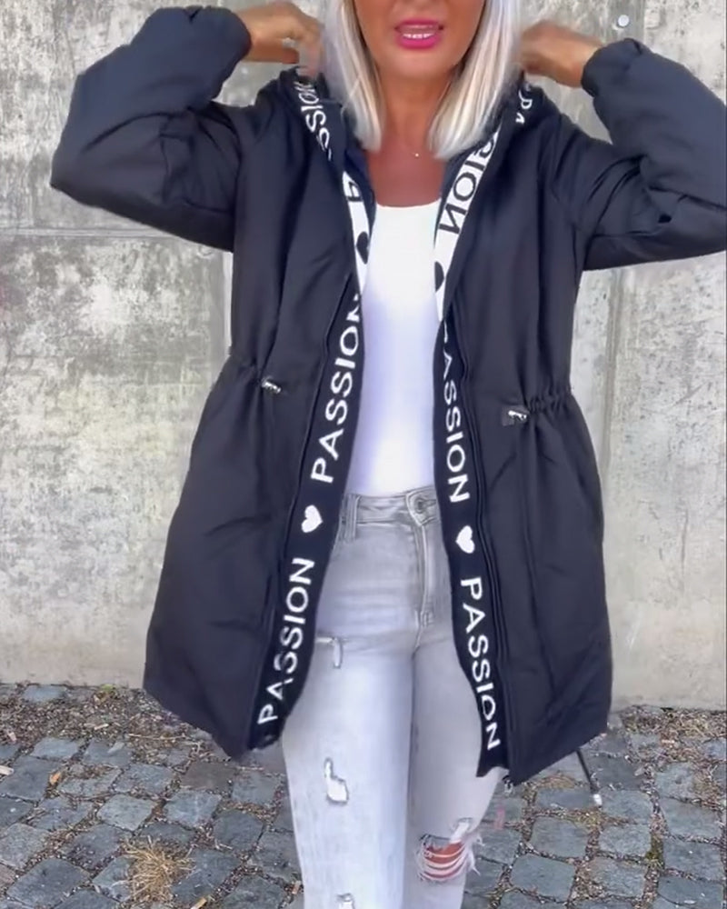 Alexa™ - Casual Hooded Coat
