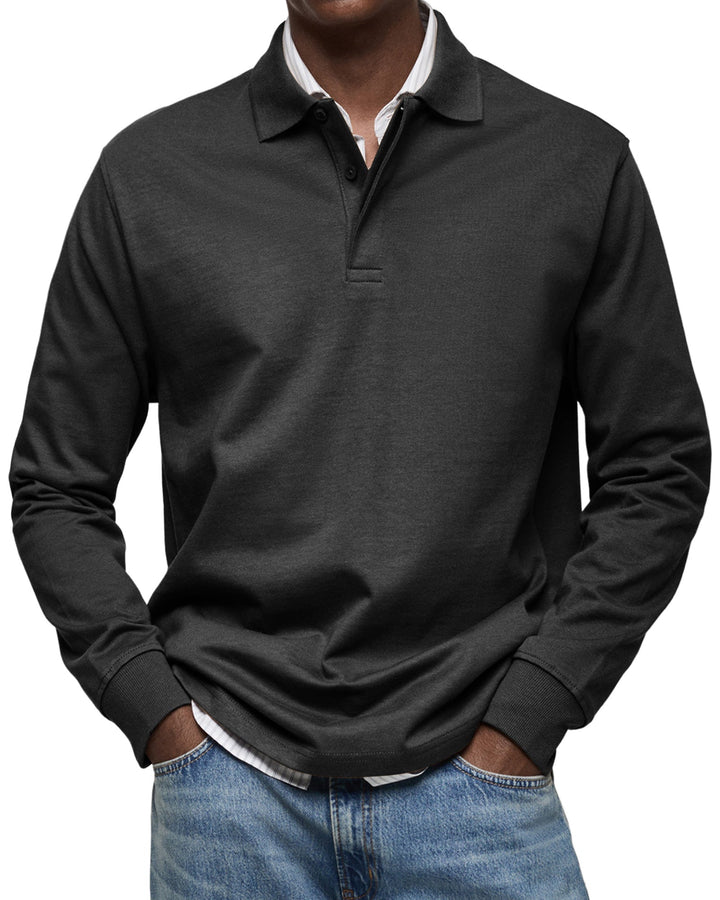 Alex™ - Long-Sleeved Casual Polo
