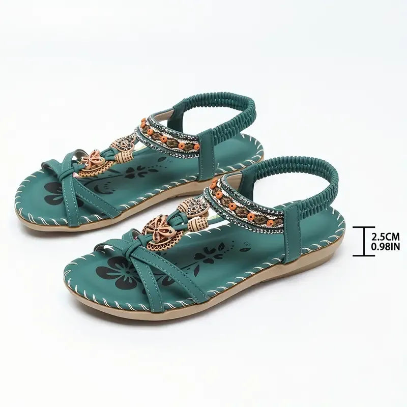 Colella™ - Elegant Orthopedic Floral Sandals
