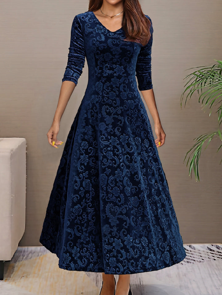 Nancy | Luxurious Velvet Holiday Dress