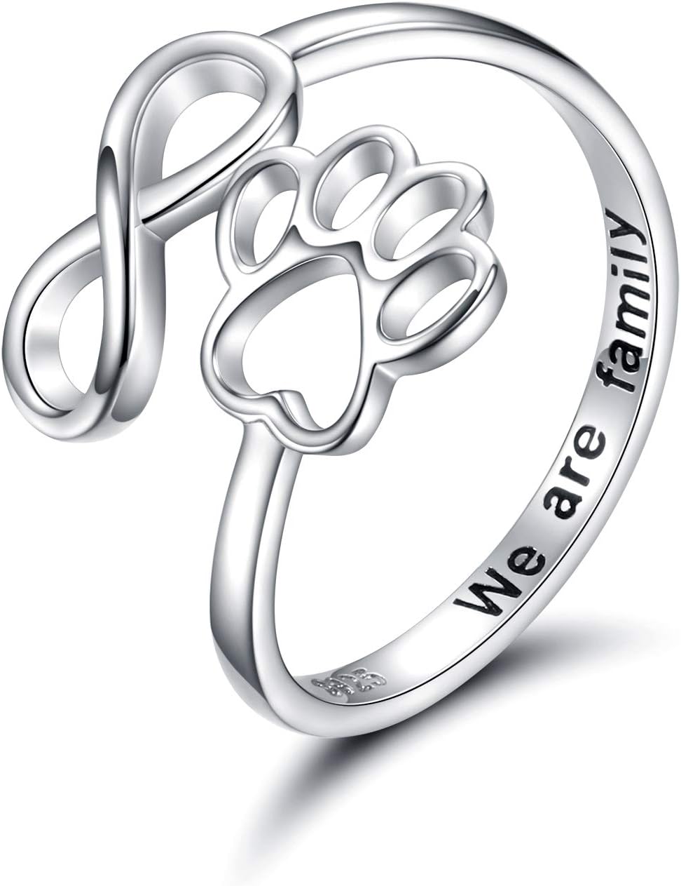 Huella Infinita™ | Infinity Paw Print™ | Memory Ring