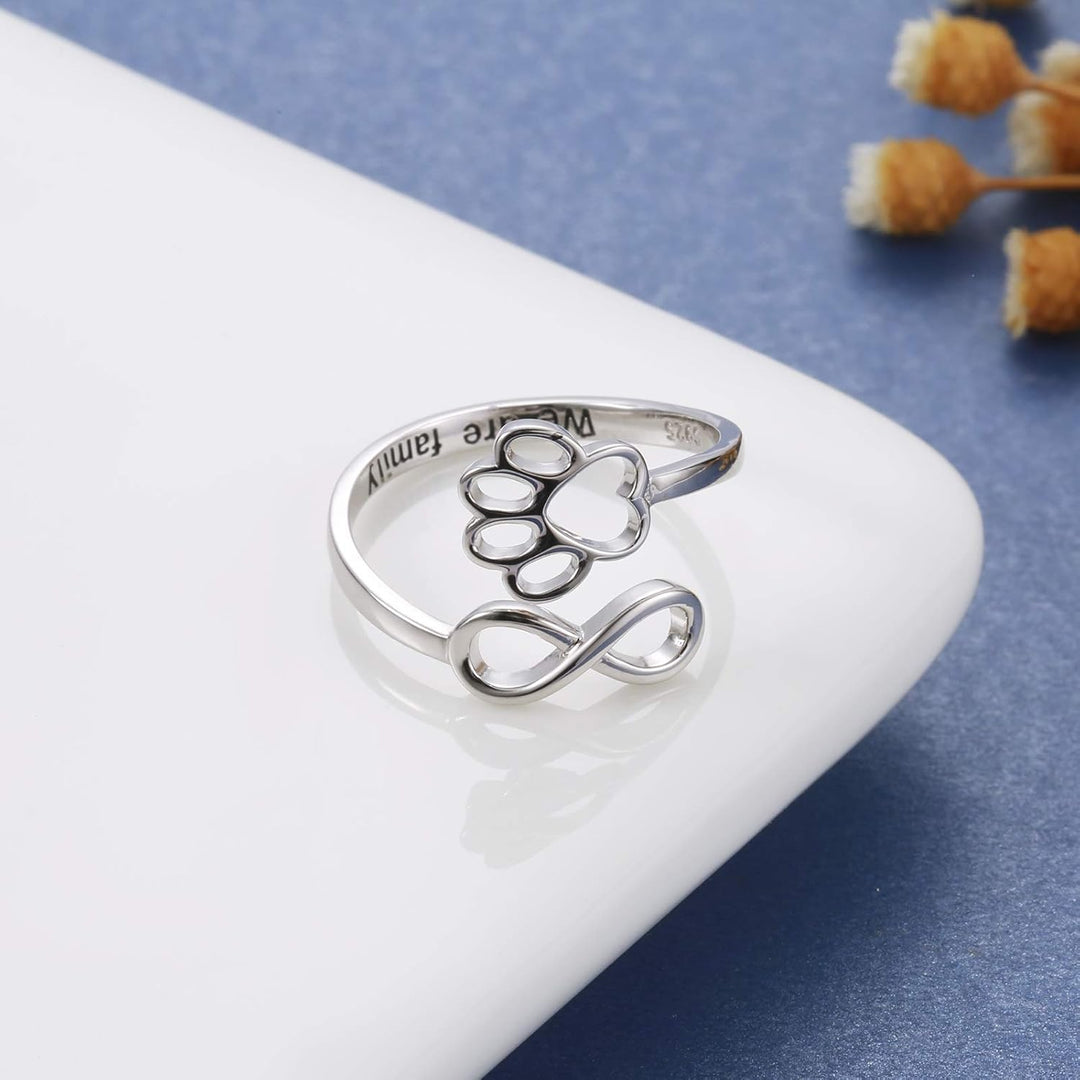 Huella Infinita™ | Infinity Paw Print™ | Memory Ring