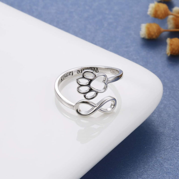 Huella Infinita™ | Infinity Paw Print™ | Memory Ring