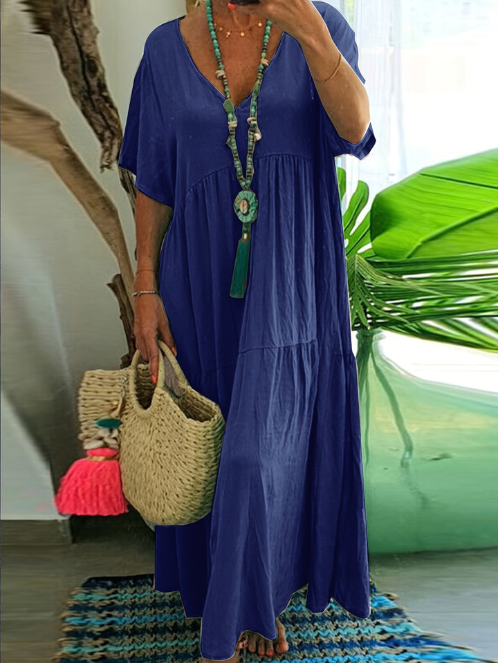 Vida™ - Casual Plus-Size Maxi Dress