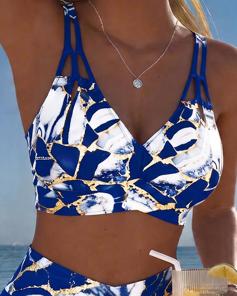 Luna | Women's V-Neck Strap Bikini with Regular Fit