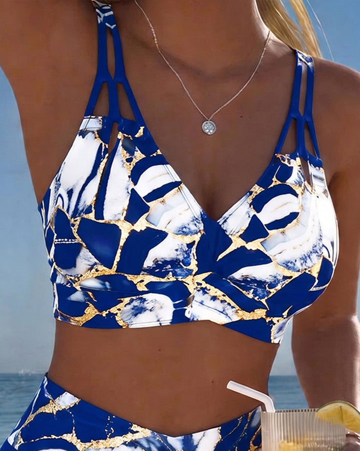 Luna | Women's V-Neck Strap Bikini with Regular Fit