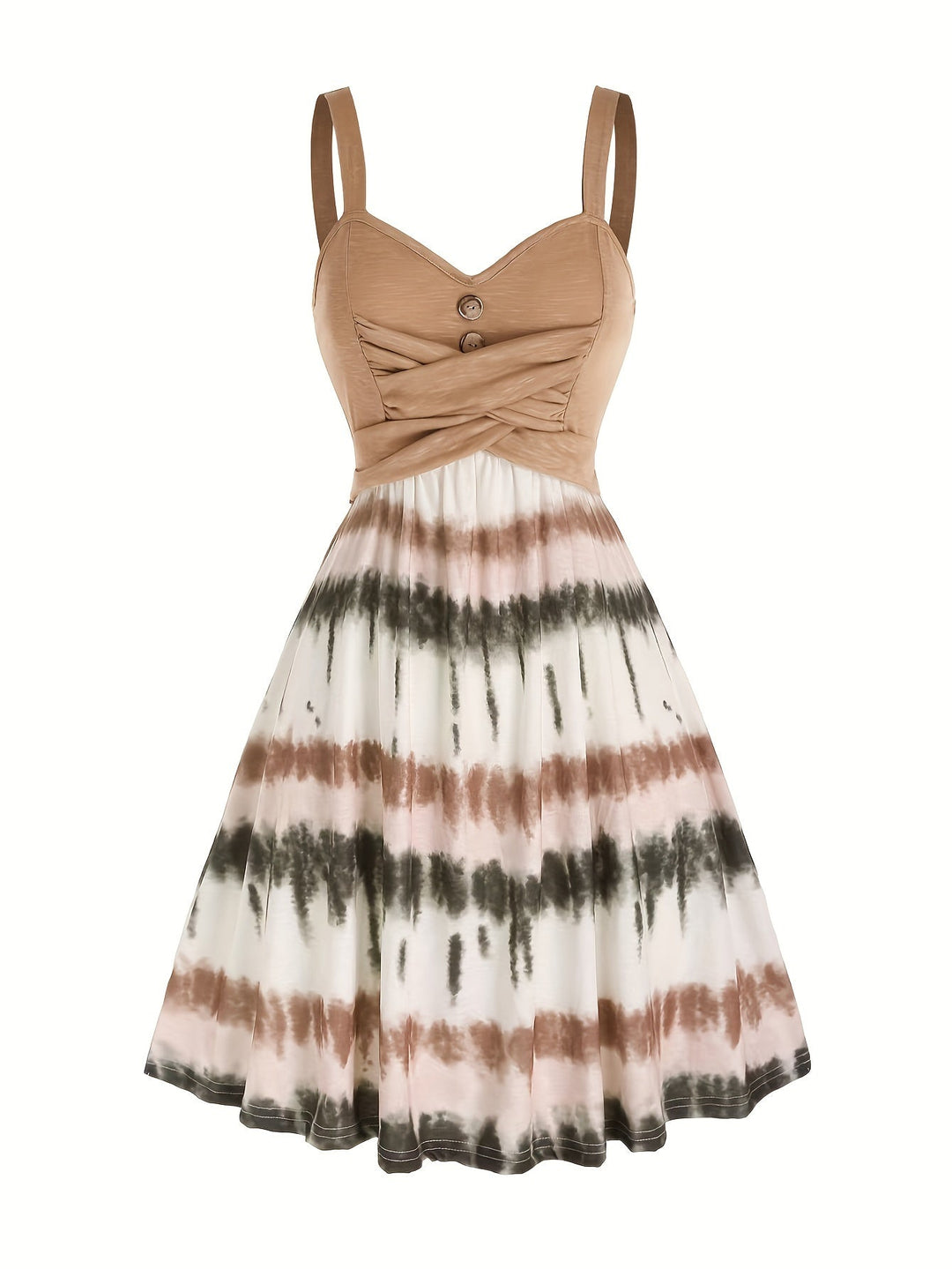 Gisele™ - Comfortable Sleeveless Tie-Dye Summer Dress