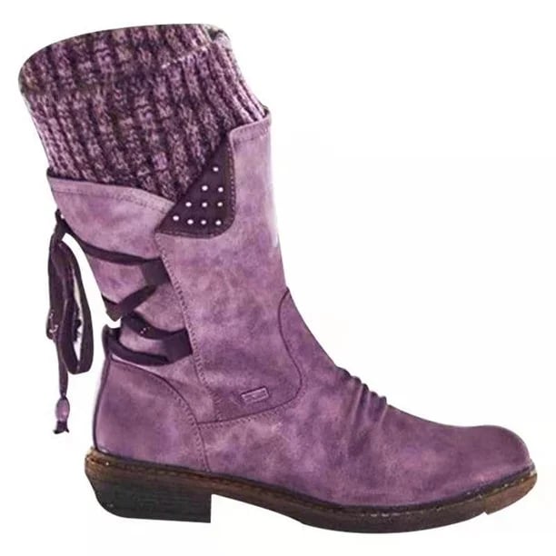 Valeria - Waterproof Boots with Zipper at the Calf