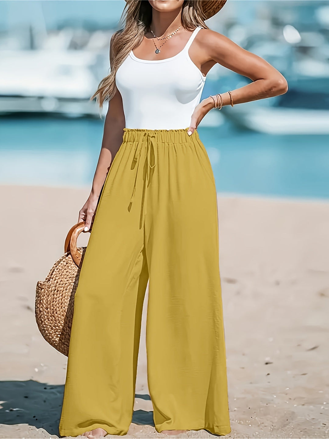 Avery™ - Breathable High-Waisted Wide-Leg Pants