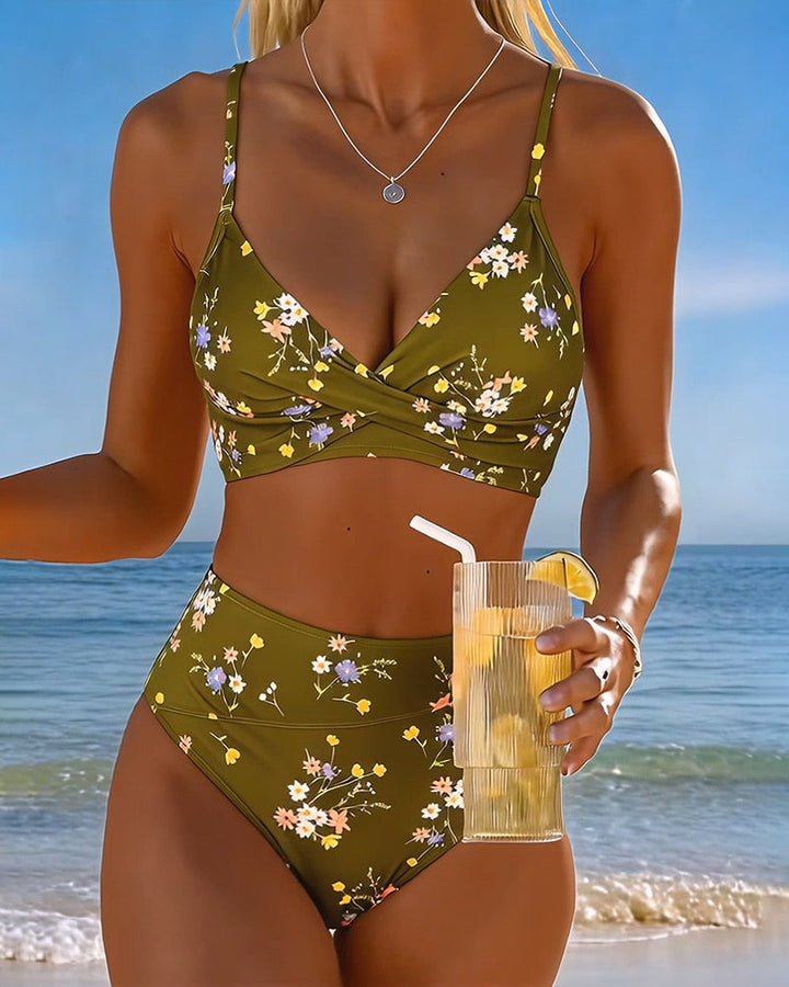 Giada | Women's Floral Bikini with Wireless Bra