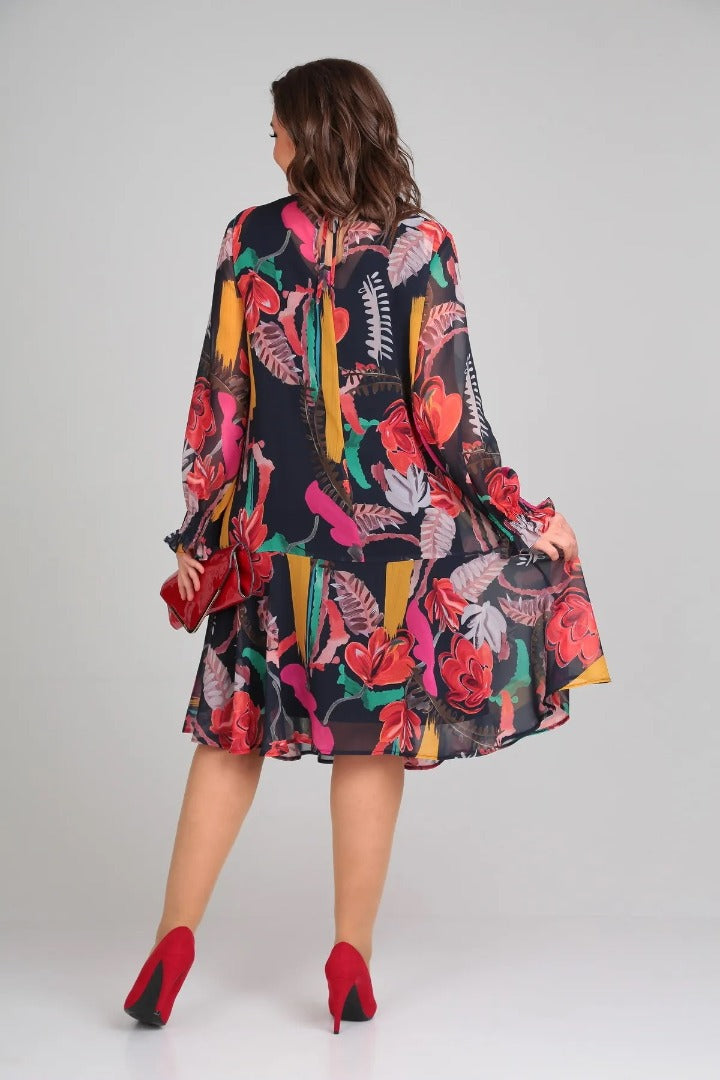 Andrea™ - Fashionable Floral Dress