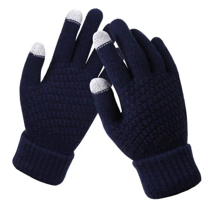 Gestrickte Touchscreen-Handschuhe für Damen