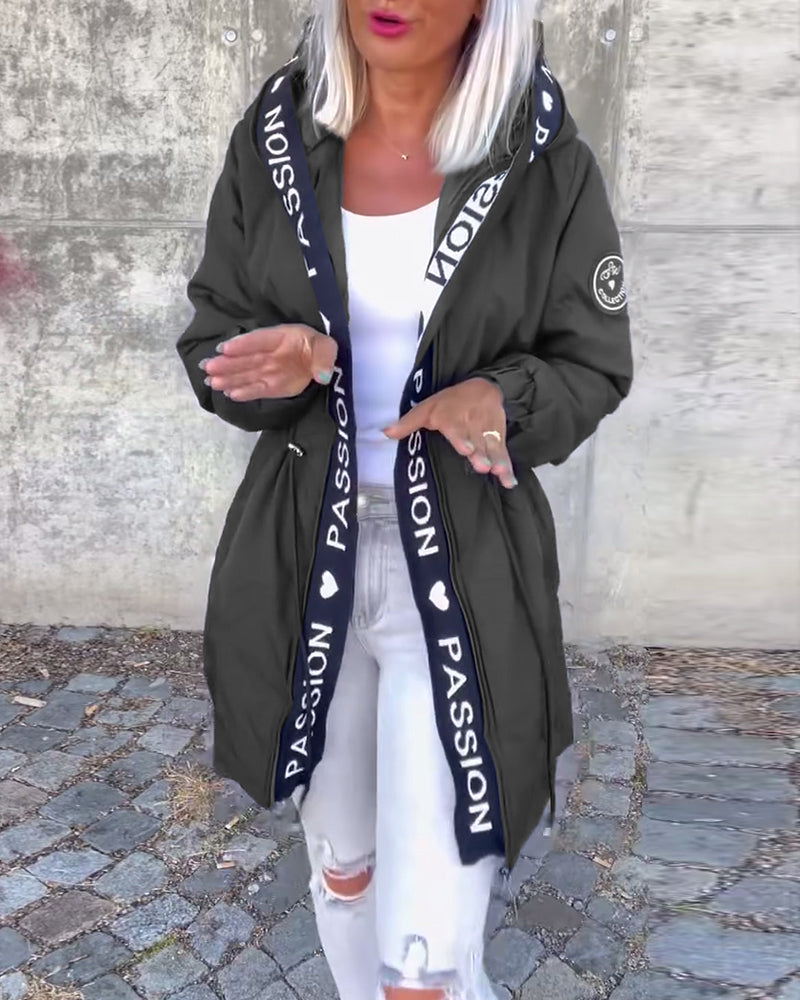 Alexa™ - Casual Hooded Coat