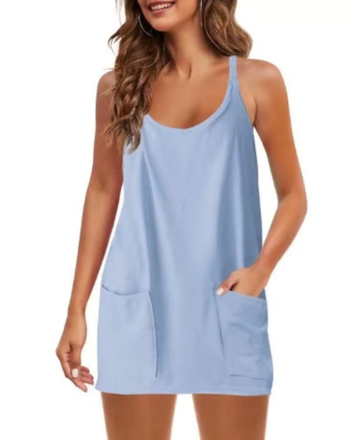 Gia™ - Chic Sleeveless Jumpsuit Dress
