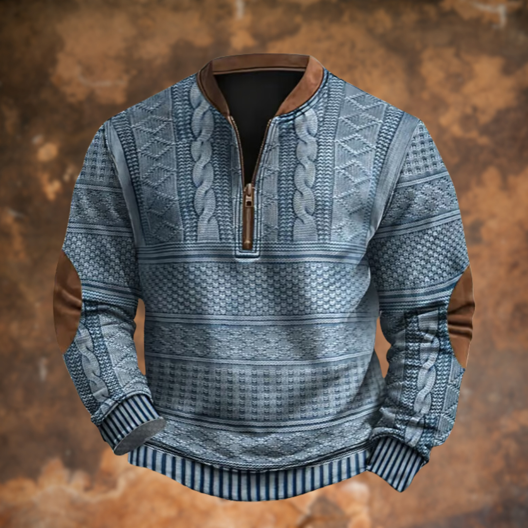 Ford™ - Textured Half-Zip Pullover
