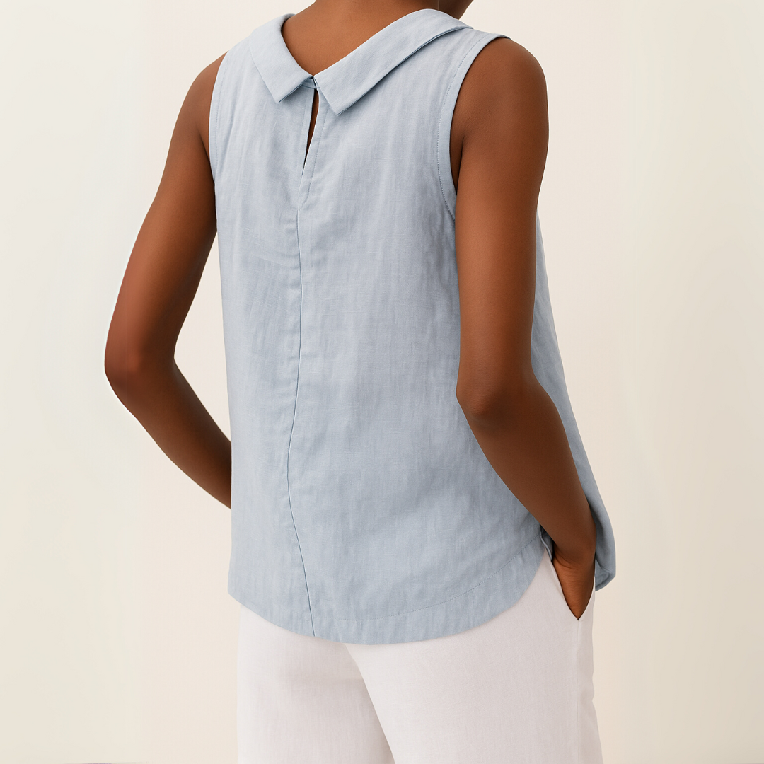 Maria™ | Stylish Sleeveless Top with Elegant Turtleneck