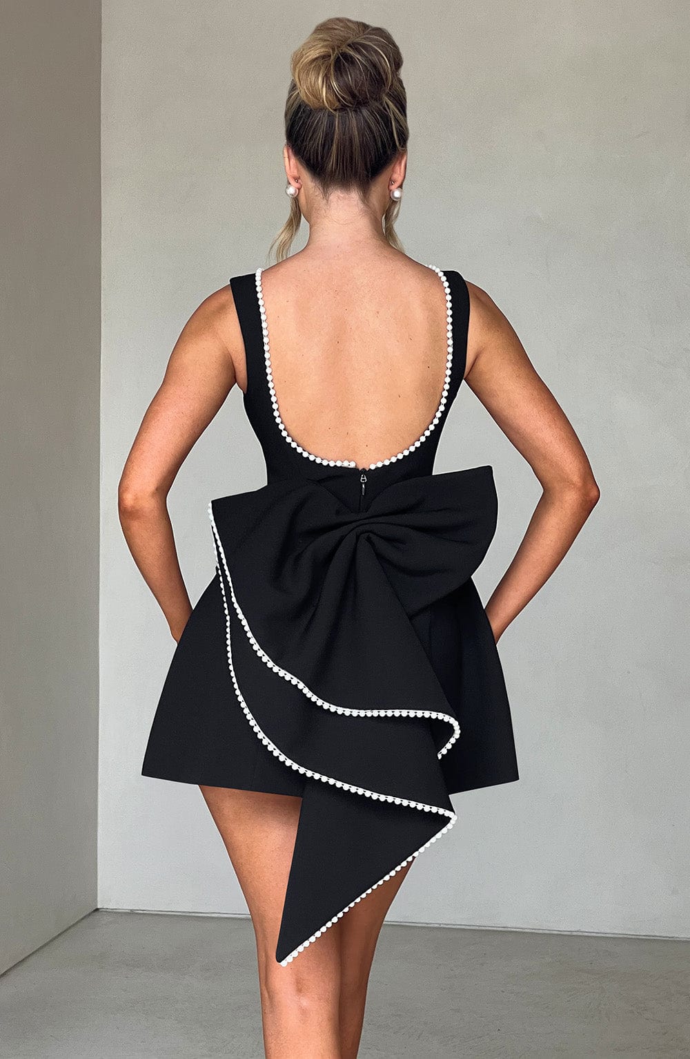 Damen Ärmelloses Mini-Kleid