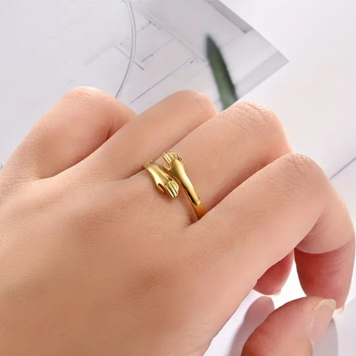 Personalized Hug Ring