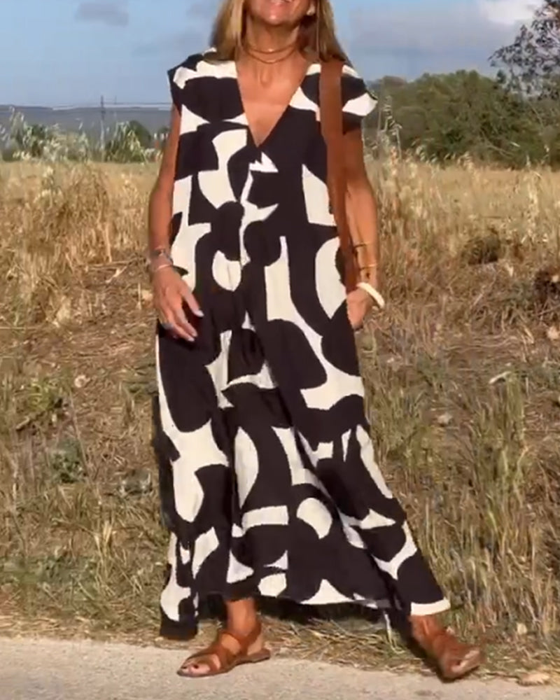 Kendall - Casual Abstract Dress