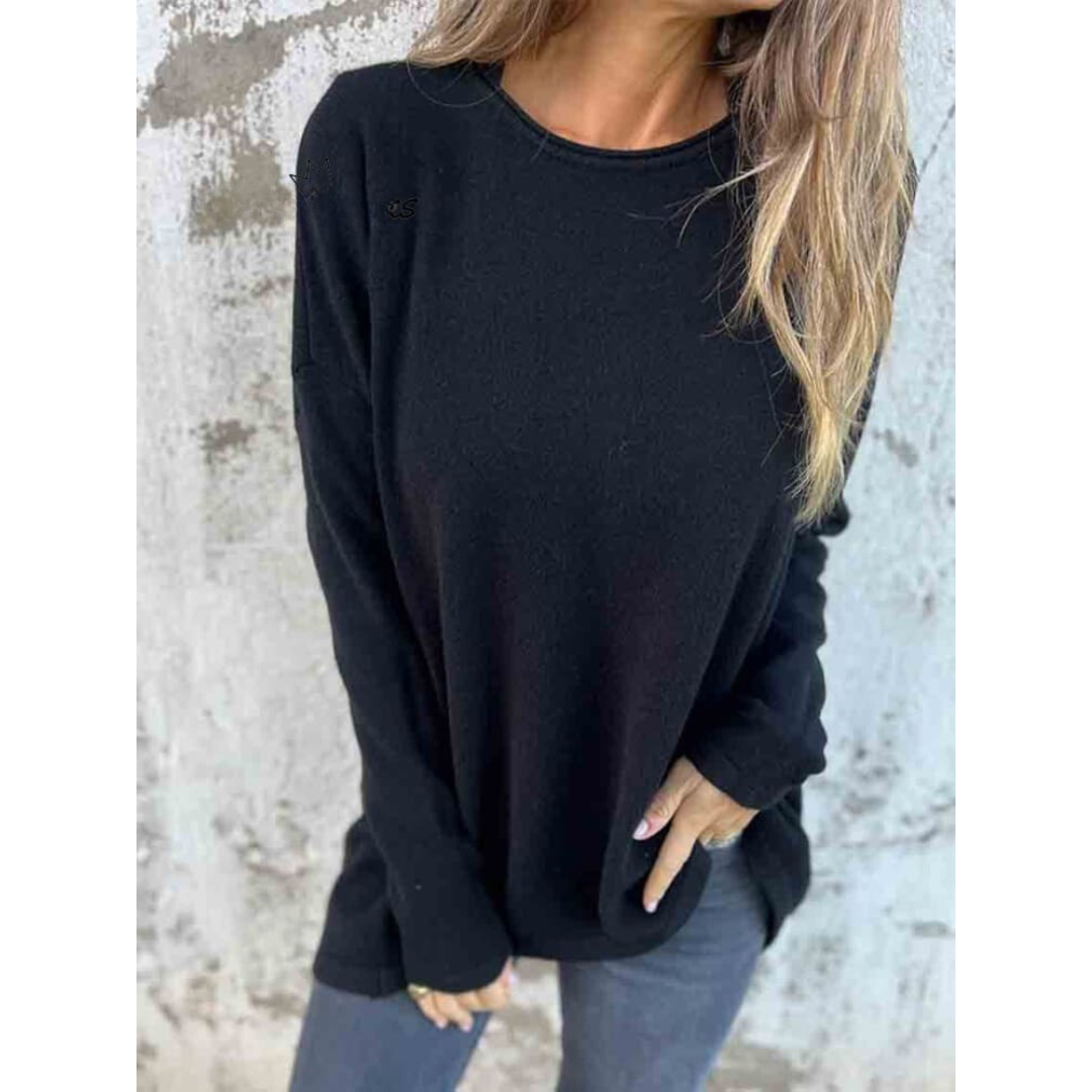 Sarah - Casual Knit Button-Up Shirt for Women